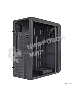 Компьютерный корпус Miditower ExeGate XP-332 Black, ATX, (без БП), 2*USB, Audio