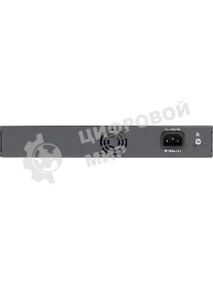 Коммутатор Managed L2 Switch 8x1000Base-T PoE, 2x1000Base-X SFP, PoE Budget 135W, RJ45 Console, 19