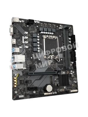 Материнская плата Gigabyte B760M H DDR4, LGA 1700, Intel B760, 2xDDR4, 4xSATA, 2xM.2, 1xPCIe 4.0 x16, 1xPCIe x1, 1xHDMI, 1xVGA, 1x 1Gb LAN, 2xUSB 2.0, 4xUSB 3.2 Gen 1, 3x3.5 мм, 7.1, Micro ATX