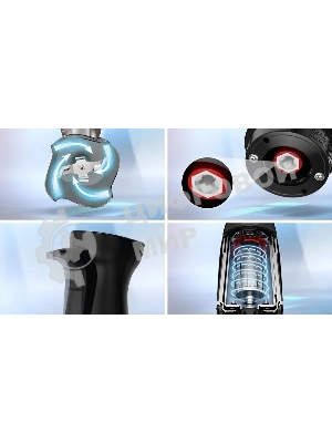 Блендер погружной Bosch MSM6M871 черный, 1200 Вт, 1 скорость