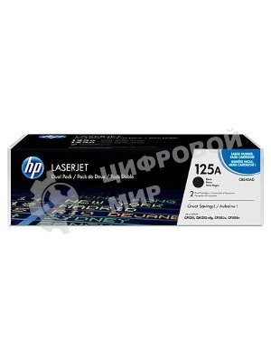 Картридж лазерный HP CB540AD черный двойная упаковка для CLJ CP1215/CP1515/CP1518 2 х 2200стр.