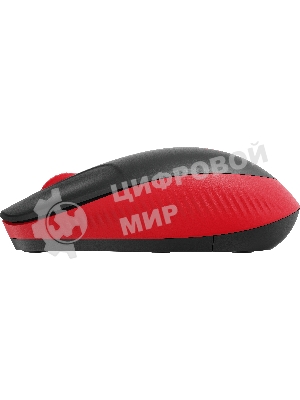 Мышь беспроводная Logitech M190 черный/красный, 1000 dpi, радиоканал, USB, кнопки - 3