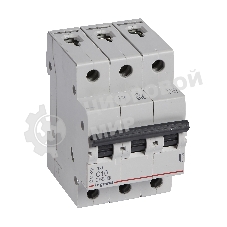 Выключатель автоматический модульный 3п C 10А 4.5кА RX3 Leg 419706