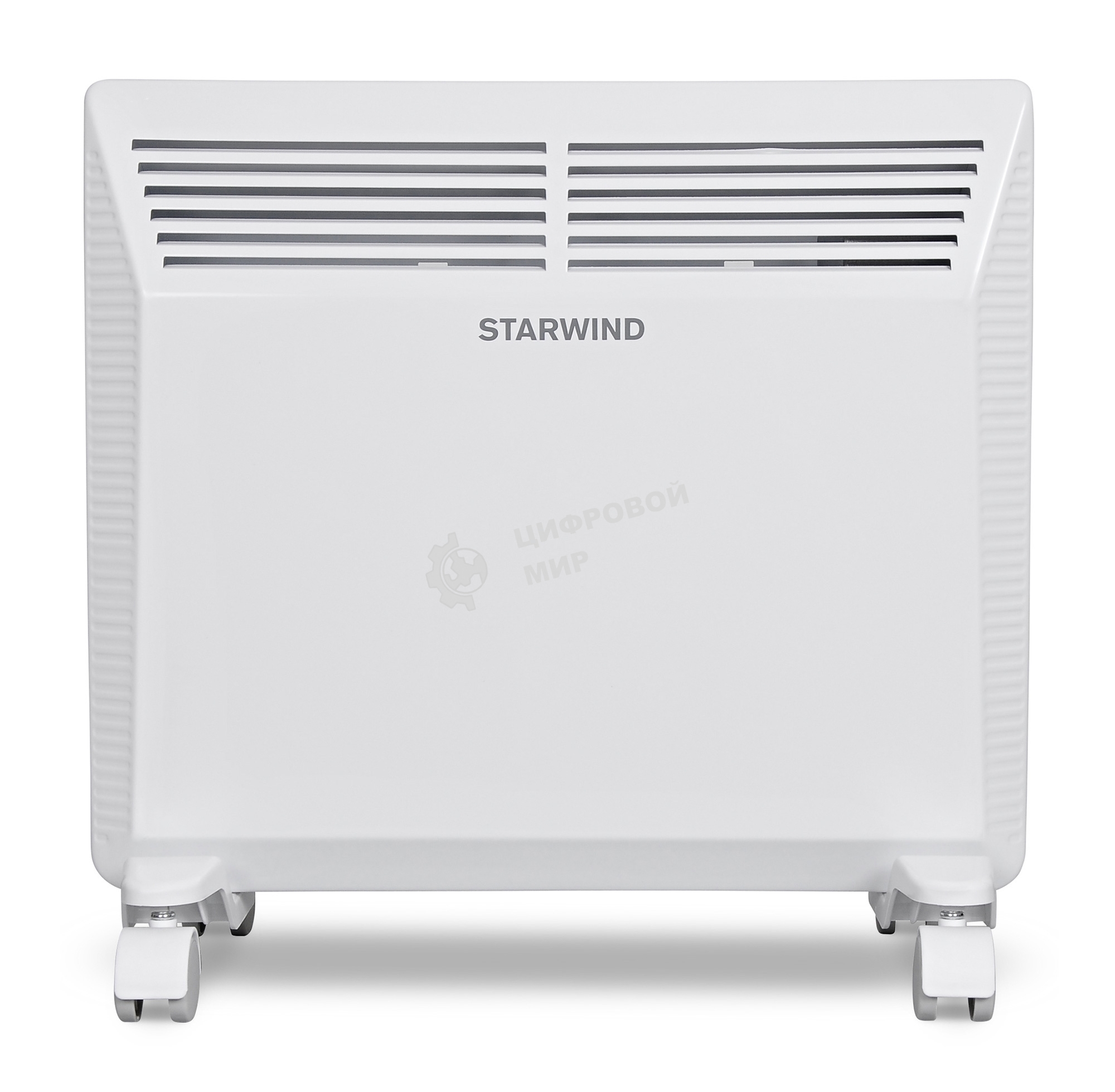 Конвектор электрический Starwind SHV5010, белый, 1000 Вт, 15 м2, термостат, 1 режим мощности