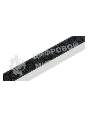 Вертикальный блок розеток ЦМО Rem-16 с выкл., 14 IEC 60320 C13, 10 C19, вход C20 16A, алюм., 33-38U (R-16-14C13-10C19-V-1420)
