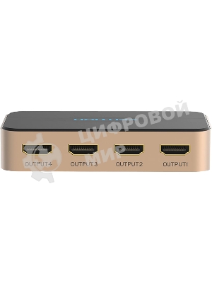 Разветвитель - сплиттер Vention HDMI 19F/4x19F на 4 монитора ACCG0