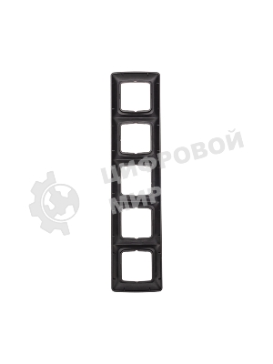 Рамка Kranz 5-я DEA горизонтальная черный Металлик