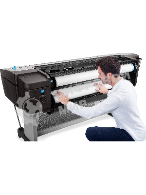 Плоттер струйный HP DesignJet T1700dr 44-in Printer (W6B56A), A0, цветной, 44
