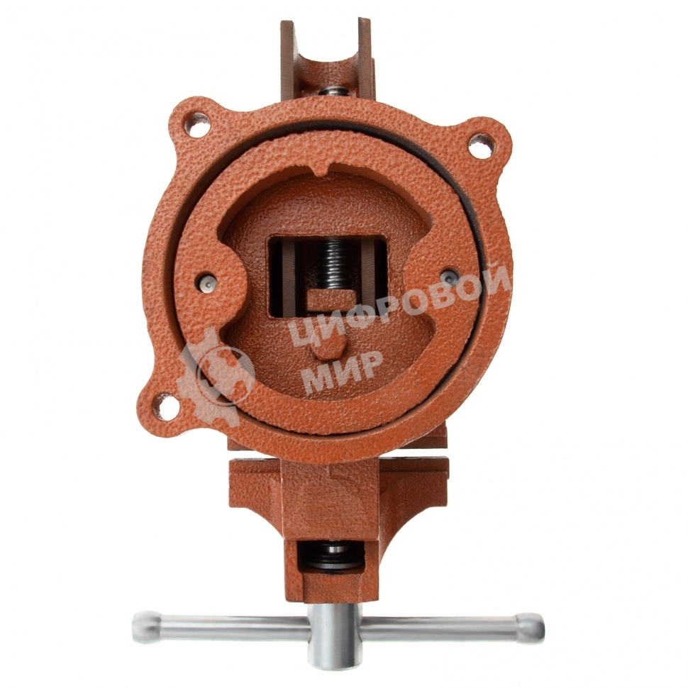 Тиски слесарные Sparta 100мм поворотные с наковальней