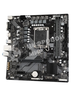 Материнская плата Gigabyte B760M H DDR4, LGA 1700, Intel B760, 2xDDR4, 4xSATA, 2xM.2, 1xPCIe 4.0 x16, 1xPCIe x1, 1xHDMI, 1xVGA, 1x 1Gb LAN, 2xUSB 2.0, 4xUSB 3.2 Gen 1, 3x3.5 мм, 7.1, Micro ATX