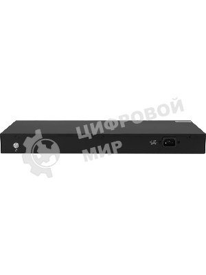 Управляемый коммутатор SNR уровня 2+, 24 порта 10/100/1000Base-T с поддержкой POE, 4 порта 1/10G SFP+, бюджет POE 370W