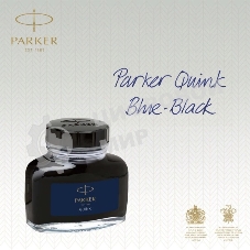 Флакон с чернилами Parker Quink Z13 (CW1950378) черный/синие чернила, 57мл для ручек перьевых