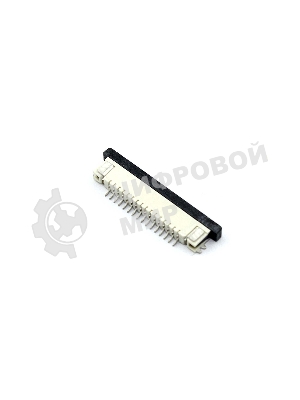 Разъем FPC Half Coverage Bottom Contact 0.8K-BX-16PWB 16 pin высота 2мм шаг 0,8мм