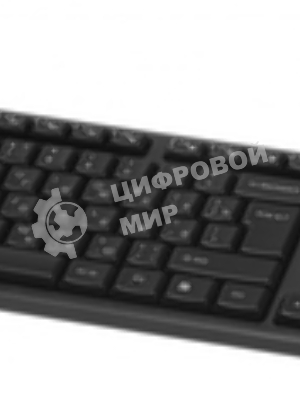 Комплект клавиатура+мышь A4Tech KR-3330S проводной, USB, 1200 DPI, чёрный