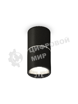 Светильник Ambrella Light XS6302081 SBK/PSL черный песок/серебро полированное MR16 GU5.3 (C6302, A2060, N6112)