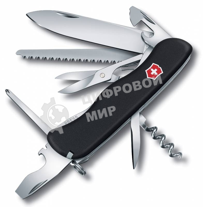 Нож перочинный Victorinox OUTRIDER (0.8513.3) 111мм 14функций черный