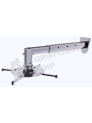 Кронштейн для проектора Cactus CS-VM-PR05BL-AL серебристый макс.10кг настенный и потолочный поворот и наклон