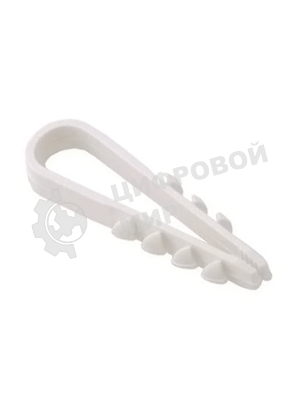 Дюбель хомут IEK UHH35-5-10-100 5-10 мм нейлон белый d=5 мм (100 шт)