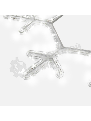 Фигура Neon-night Снежинка цвет свечения синий, размер 45х38 см