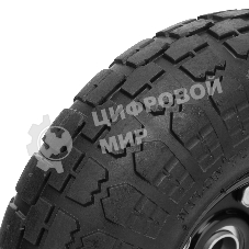 Колесо Palisad пневм. 4.10/3.50–4 с несим.ступ. d260 мм. подш. внут.диам. 20мм. длина оси - 5