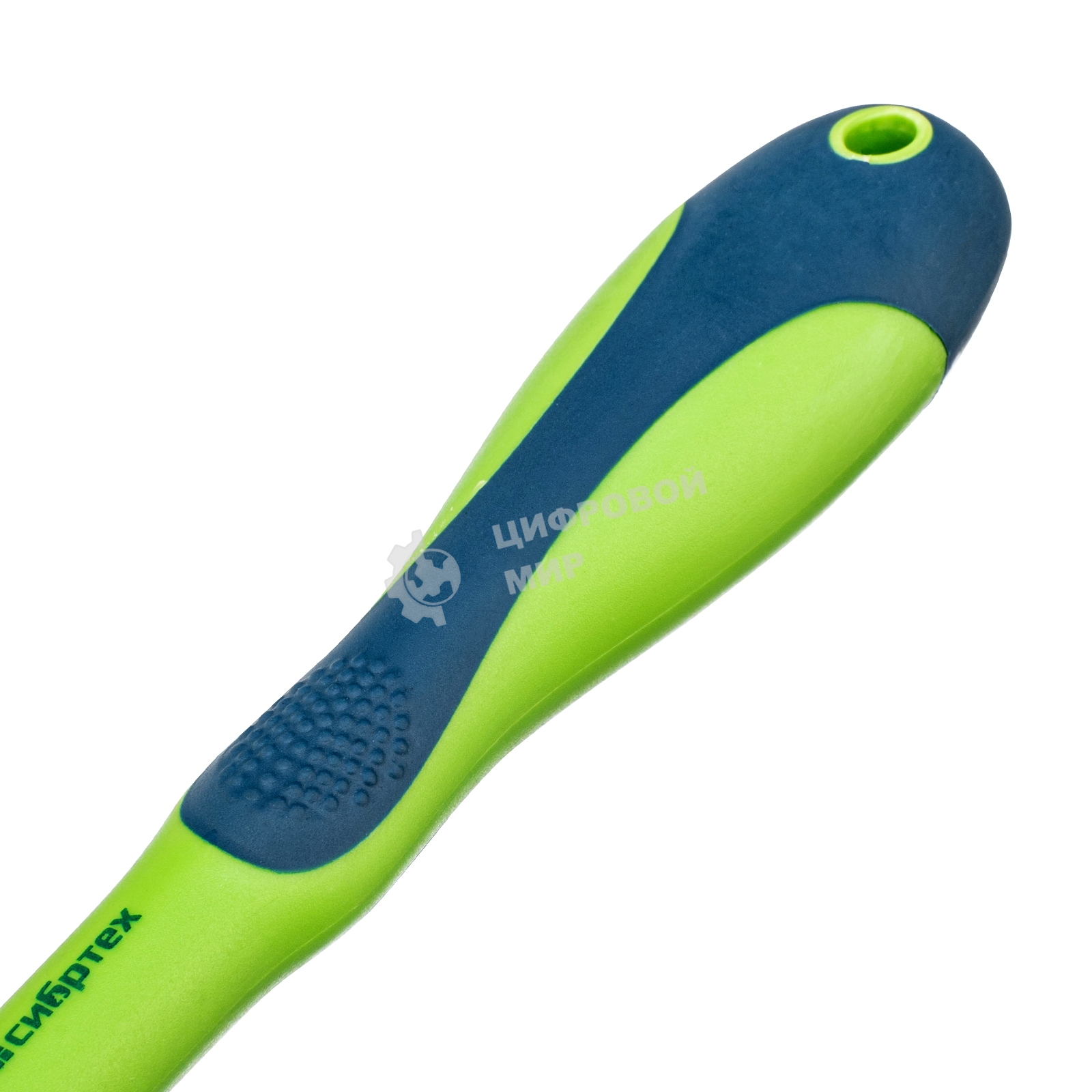 Ключ трещотка Сибртех двухкомпонентная рукоятка 3/8