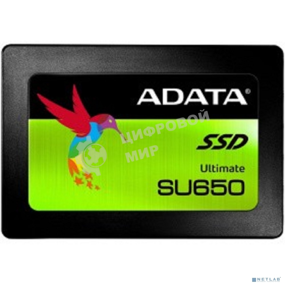 Накопитель SSD ADATA SU650, 240Gb, SATA III, 2.5