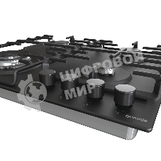 Газовая варочная панель Gorenje GW642SYB, 4 конфорки, эмалированная сталь, черный