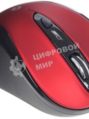 Мышь беспроводная беззвучная Smartbuy 612AG красная, Blue LED SBM-612AG-RK