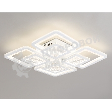 Потолочный светодиодный светильник FA4283/4+4 WH белый 100W 3000K+6400K/4200K/6400K+3000K 435*435*70 (ПДУ ИК)