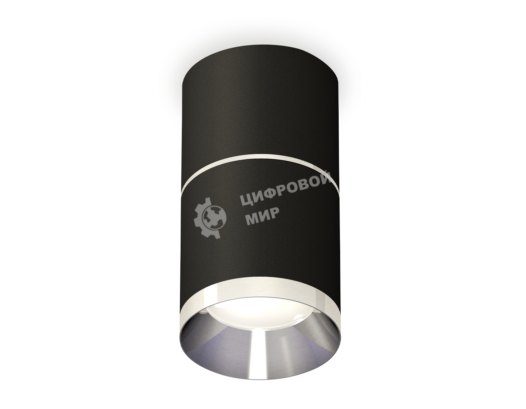 Светильник Ambrella Light XS7402141 SBK/PSL черный песок/серебро полированное MR16 GU5.3 (C7402, A2070, C7402, N7031)