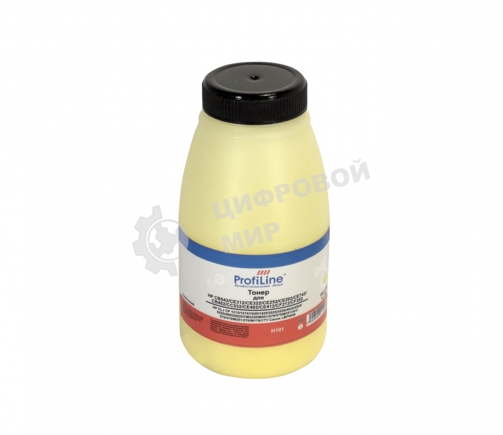 Тонер ProfiLine PL-CB542/CE312/CE322/CE252/CE262/CE742/CB402 для HP CLJ CP 1215/1515/3525/5220/5225/4005/4025/4525/CM1215MFP 1025/nw1525n/nw/CM1415fn/fnw LaserJet Pro 100 M175/M275/Pro 200 M251nw Canon LBP5050 Yellow 45 гр Фасовка РФ