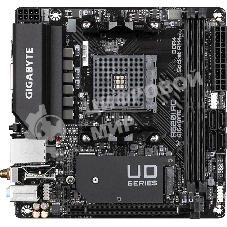 Материнская плата Gigabyte A520I AC AM4, AMD A520, 2xDDR4-3200 МГц, 1xPCI-Ex16, 1xM.2, Mini-ITX