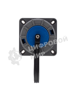 Розетка настенная Rexant фланцевая влагозащищенная с крышкой 16 А, 2Р+РЕ, IP68