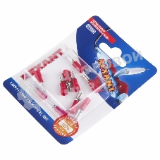 Клемма плоская Rexant, изолированная гнездо - 3.8 мм, 0.5-1.5 мм², (РПи-м 1.5-(2.8)/РПИм 1,25-250/FDD1.25-110(5)), в упак. 10 шт.