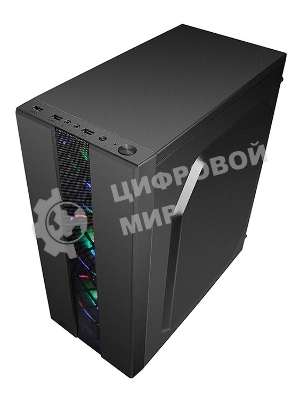 Компьютерный корпус Accord ACC-CL290B черный без БП ATX 2xUSB2.0 1xUSB3.0 audio