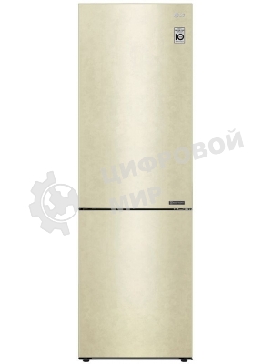 Холодильник LG GA-B509CECL бежевый, двухкамерный, 277/107л, морозилка снизу, No Frost