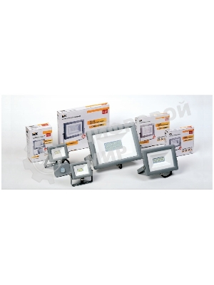 Прожектор СДО 07-100 LED 100Вт IP65 6500К сер. IEK LPDO701-100-K03