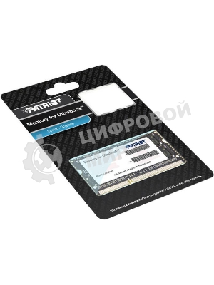 Оперативная память Patriot, DDR3, 8GB (1x8 GB), 1600 MHz, CL11, SO-DIMM