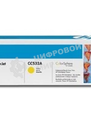 Картридж лазерный HP CC532A желтый для LJ CP2025/CM2320 2800стр.
