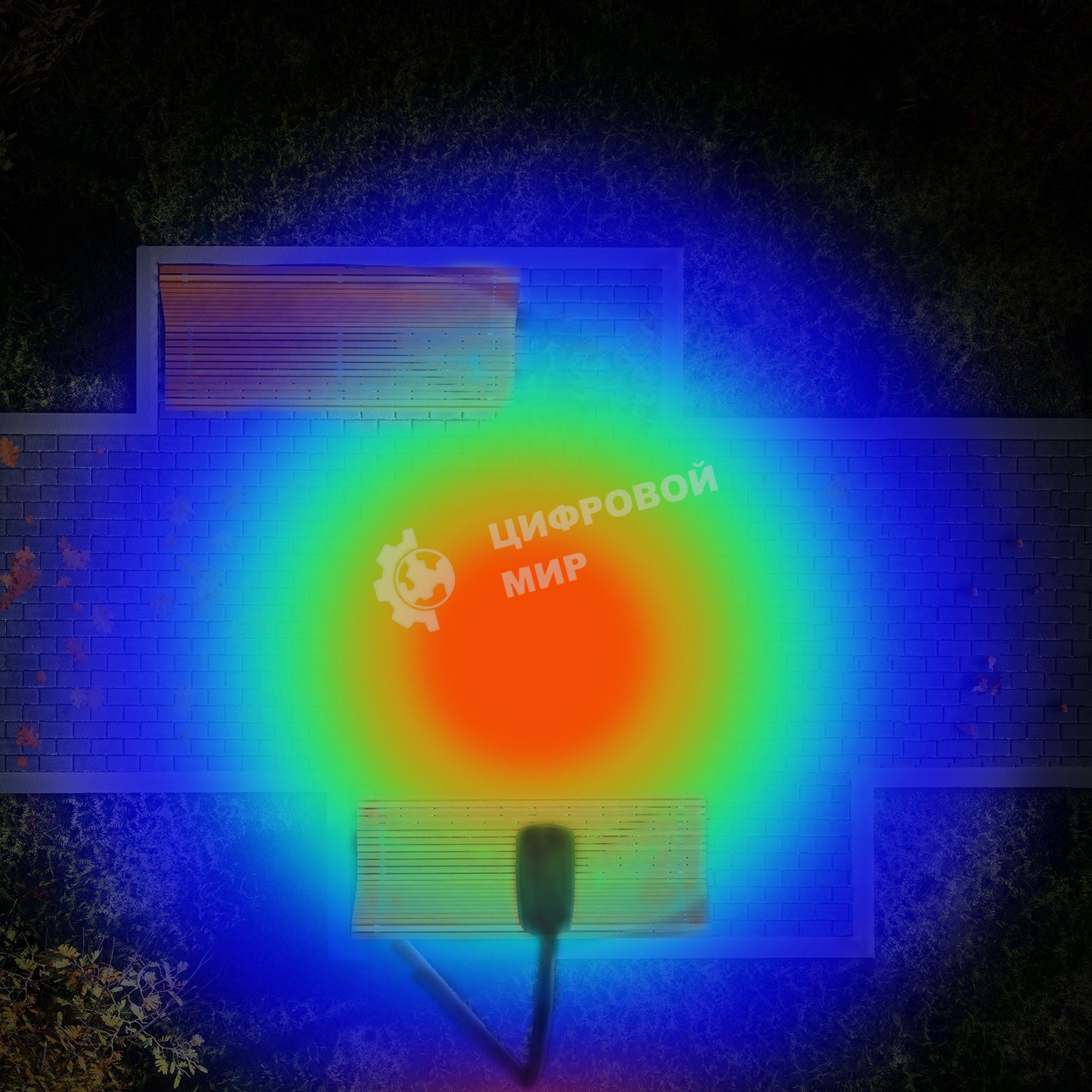 Светильник светодиодный Gauss уличный консольный LED ДКУ 50 Вт 5000 Лм 5000К IP65 190-250 В КСС Д 355х155х57 мм Avenue