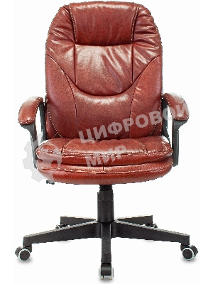 Кресло Бюрократ CH-868N Boroko-37 коричневый, экокожа