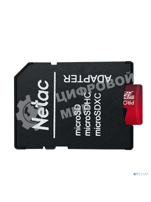 Флеш карта MicroSD card Netac P500 Extreme Pro 32Gb, retail version w/SD adapter