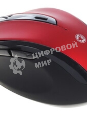 Мышь беспроводная беззвучная Smartbuy 612AG красная, Blue LED SBM-612AG-RK