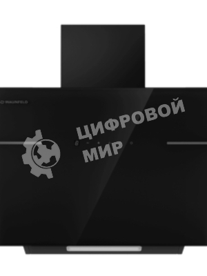 Вытяжка каминная наклонная Maunfeld Astro 50 черное стекло, 50 см, 850 куб. м/ч, 60 дБ