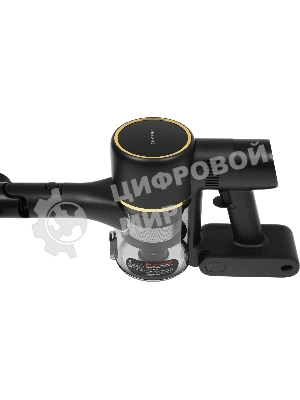 Пылесос вертикальный Dreame R10 Pro Aqua черный, питание от аккумулятора, 150 Вт, уборка сухая/влажная, пылесборник 0.6 л