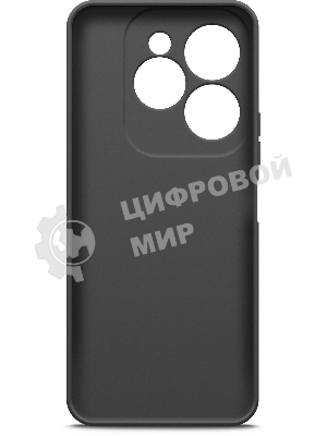 Чехол (клип-кейс) BoraSCO для Infinix Hot 40 черный (72732)