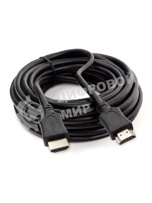 Кабель HDMI Cablexpert CC-HDMI4L-7.5M, 7.5м, v2.0, 19M/19M, серия Light, черный, позол.разъемы, экран, пакет