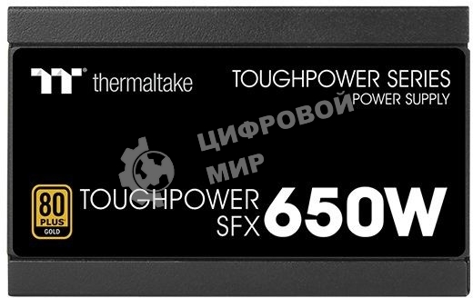 Блок питания Thermaltake Toughpower SFX (PS-STP-0650FNFAGE-1), 650Вт, 80 PLUS Gold, 90мм, модульный, черный