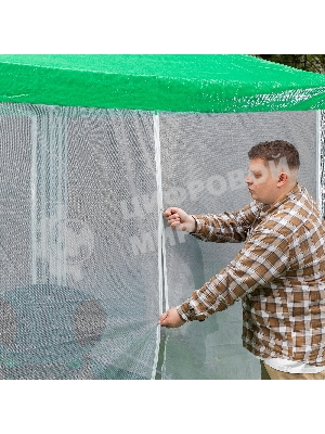 Тент садовый с москитной сеткой Camping Palisad 250х250/240 см