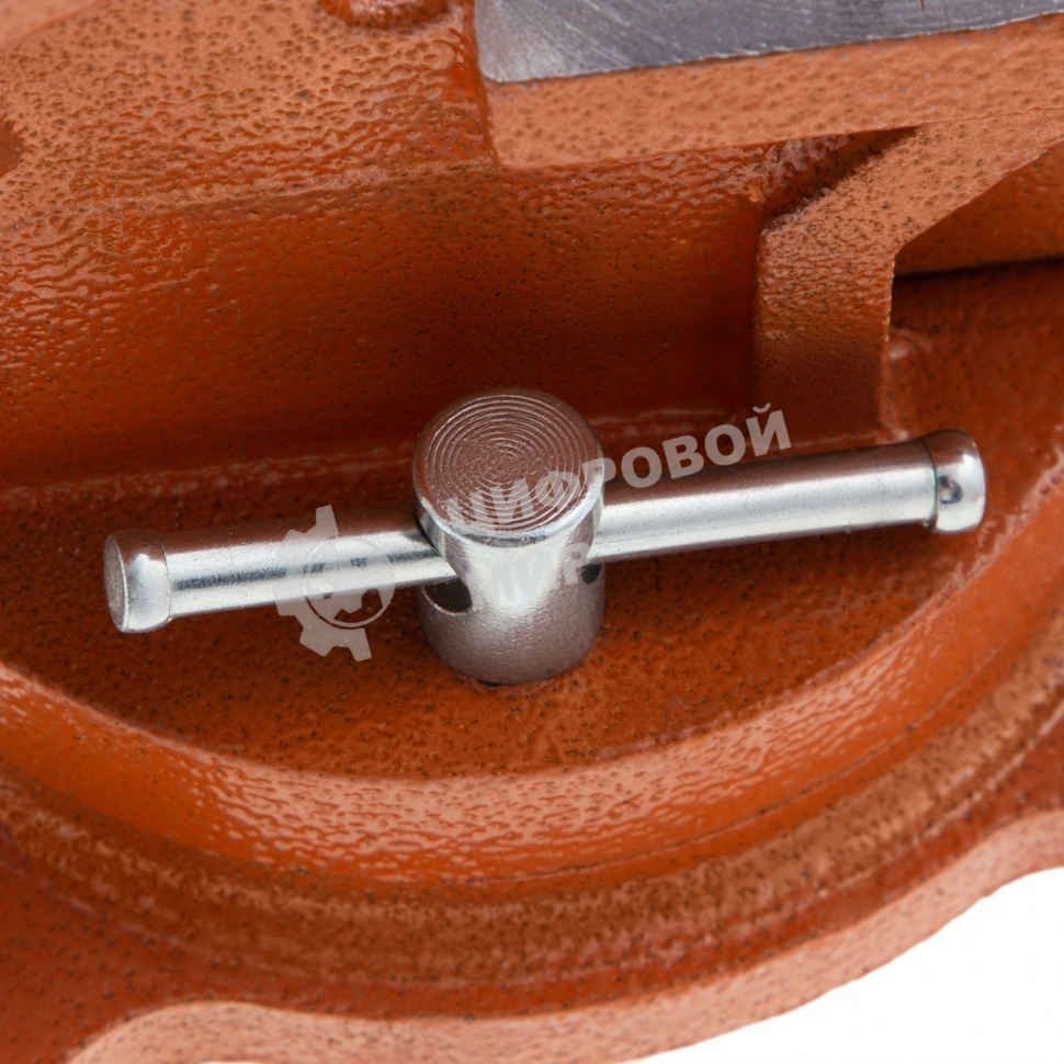 Тиски слесарные Sparta 100мм поворотные с наковальней